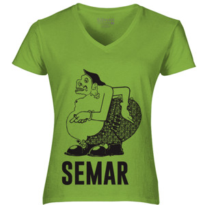 Kaos Kaos I Love Indonesian Wayang 23 (SB6AT)