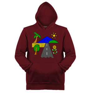 Jaket Hoodie Pemandangan