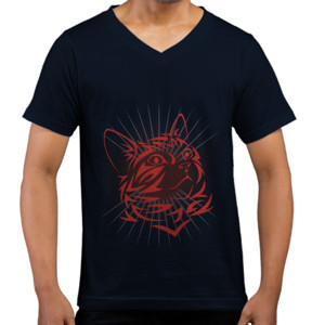 Kaos  KUCING TRIBAL