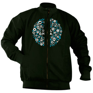 Jaket Bomber Kaos Social Media Network 2 (SB84Q)