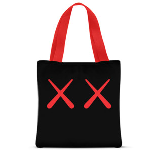 Tas Tote Fullprint KWS red