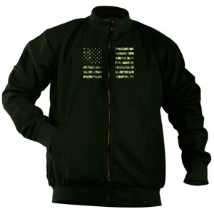 Jaket Bomber America Flag