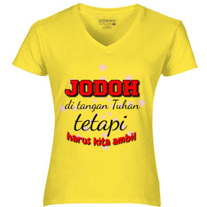 Kaos Jodoh di tangan Tuhan