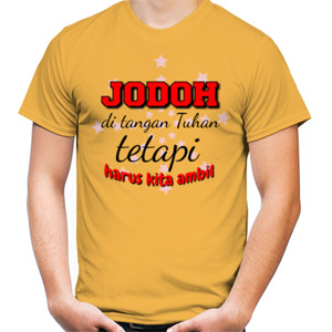 Kaos Jodoh di tangan Tuhan