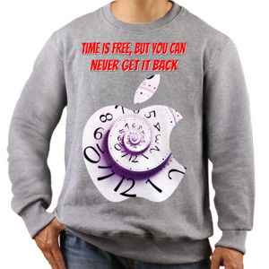 Jaket Sweater Time is Free 