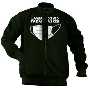 Jaket Bomber Lawan Covid