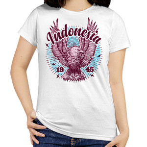 Kaos INDONESIA 1945 red
