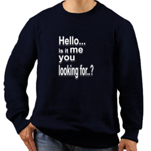 Jaket Sweater Hello... is it me you looking for..?