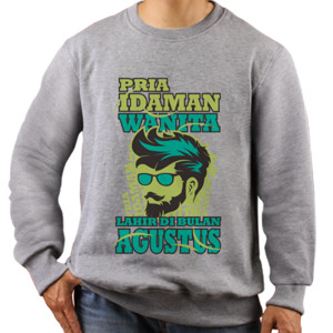 Jaket Sweater Pria Idaman Wanita Agustus