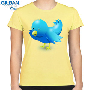 Kaos Cute Twitter Bird - Burung Gereja Yang Lucu