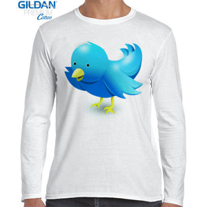Kaos Cute Twitter Bird - Burung Gereja Yang Lucu