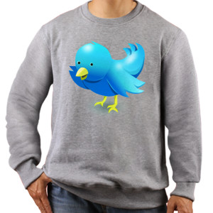 Jaket Sweater Cute Twitter Bird - Burung Gereja Yang Lucu