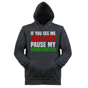 Jaket Hoodie Pause My Smartwatch