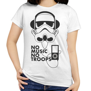 Kaos NO MUSIC NO TROOPS