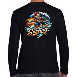 Kaos Surfboard Sunset