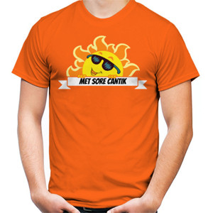 Kaos Met Sore Cantik