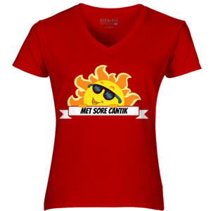 Kaos Met Sore Cantik