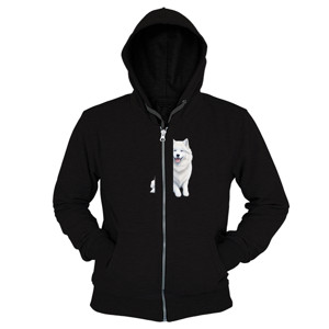 Hoodie Zipper Kaos Gambar Anjing 175