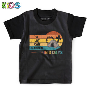 Kaos Anak Full-Print 3 Days - Retro 2