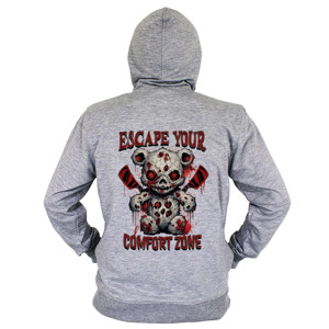 Hoodie Zipper Escape Your Comfort Zone