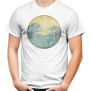 Kaos Japanese Great Wave
