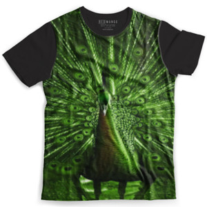 Kaos Fullprint Burung Merak
