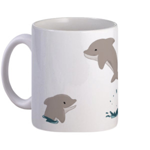Mug Dolphin - Mug by Co_mbro