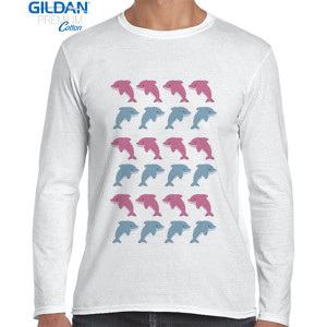 Kaos Dolphin - Kaos Lengan Panjang Pria by Co_mbro