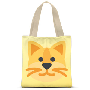Tas Tote Fullprint cats 03