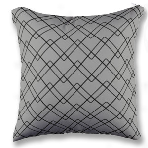 Bantal Sofa Kotak Grey Pattern 2 - Customic47