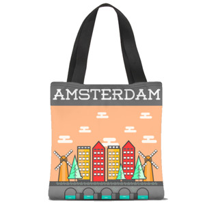 Tas Tote Fullprint AMSTERDAM 2