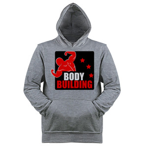 Jaket Hoodie Body Building