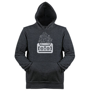 Jaket Hoodie Cassete Music