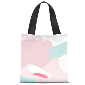 Tas Tote Fullprint Colorful memphis design background vector