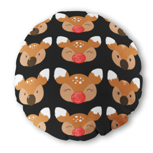 Bantal Bulat Deer - Bantal Sofa Bulat by Co_mbro