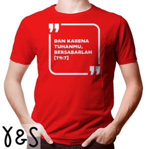 Kaos Quote Motivasi -Premium Quality-