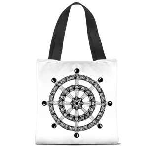 Tas Tote Fullprint The Wheel Mandala