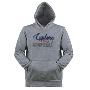Jaket Hoodie koas explore the world