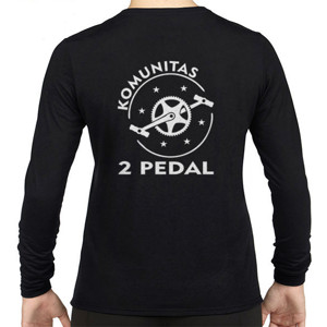 Kaos Kaos Sepeda Komunitas Dua Pedal ( Design Belakang)
