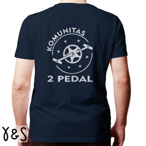 Kaos Kaos Sepeda Komunitas Dua Pedal ( Design Belakang)