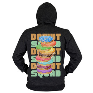 Hoodie Zipper Pria Sancashirts - Donut Squad