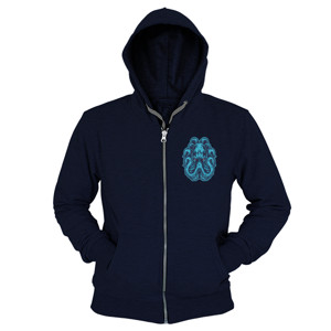Hoodie Zipper Octopus (Article502)
