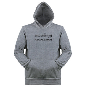 Jaket Hoodie Kaos Hanacaraka Aja Aleman (Light Color)