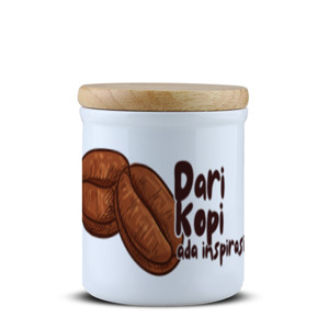 Toples Bumbu Tabung Bubuk Kopi