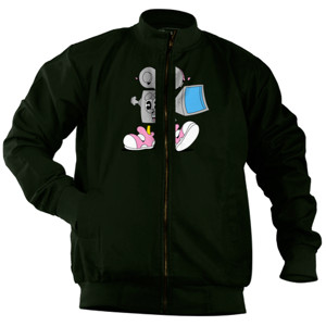 Jaket Bomber Kamera film ceria