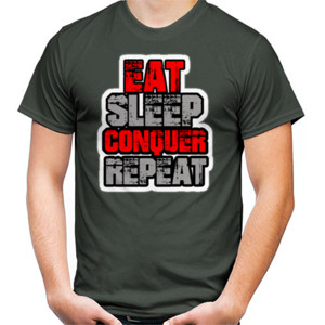 Kaos Eat Sleep Conquer Repeat