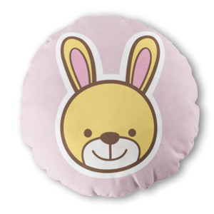 Bantal Bulat Kelinci yang nakal