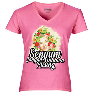 Kaos SENYUM JANGAN DIBAWA PUSING