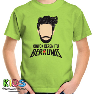 Kaos Cowok keren itu berkumis 