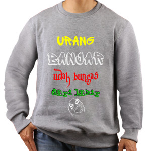 Jaket Sweater urang banjar